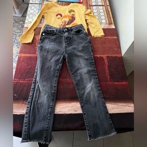 Kids Yellow and Black Matching Set